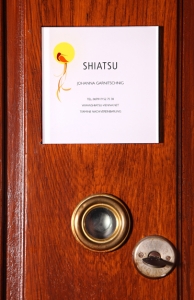 Bild des Eingangs der Shiatsu Vienna Praxis